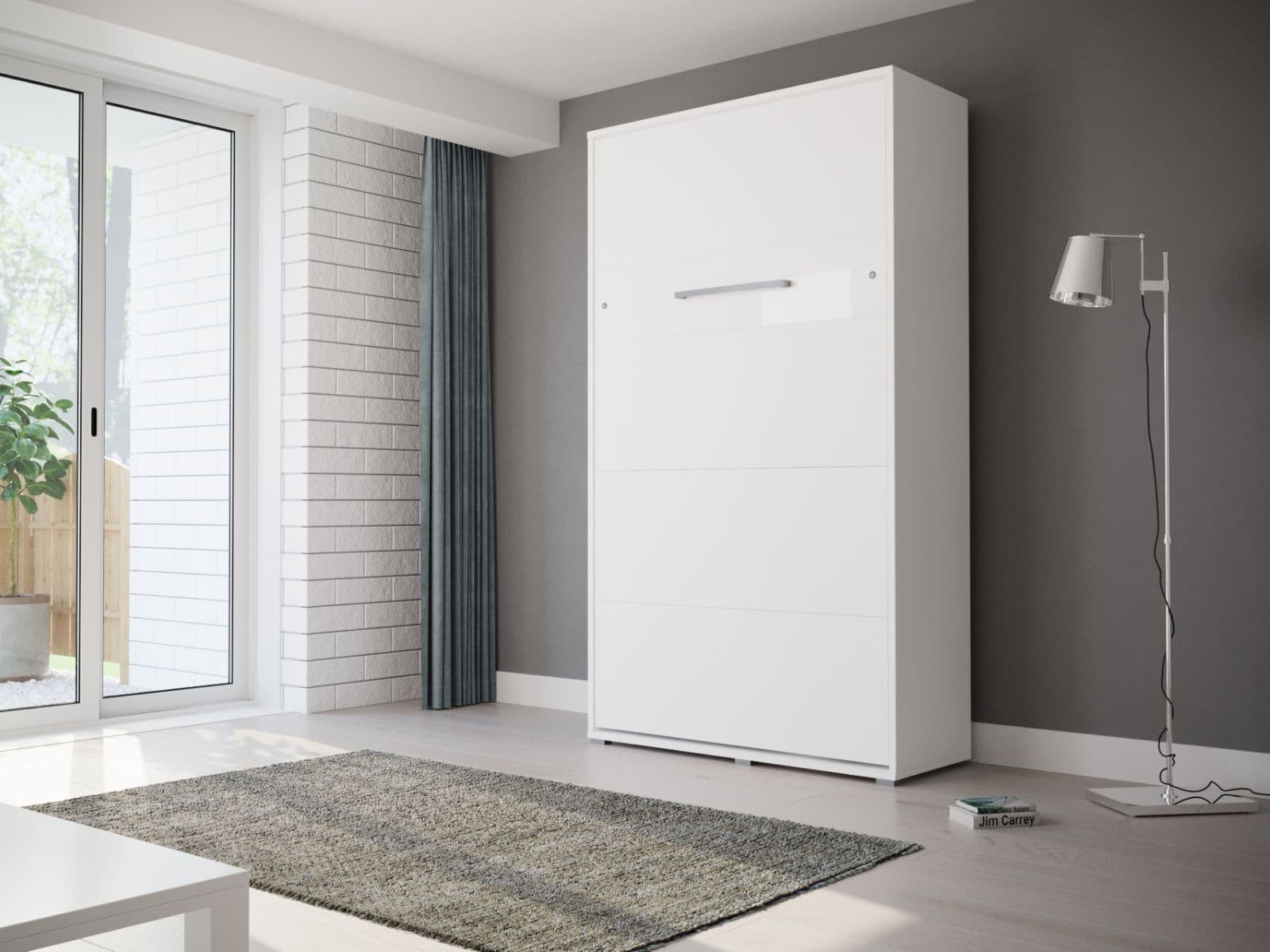 Opklapbed HOUDI 120x200 cm wit