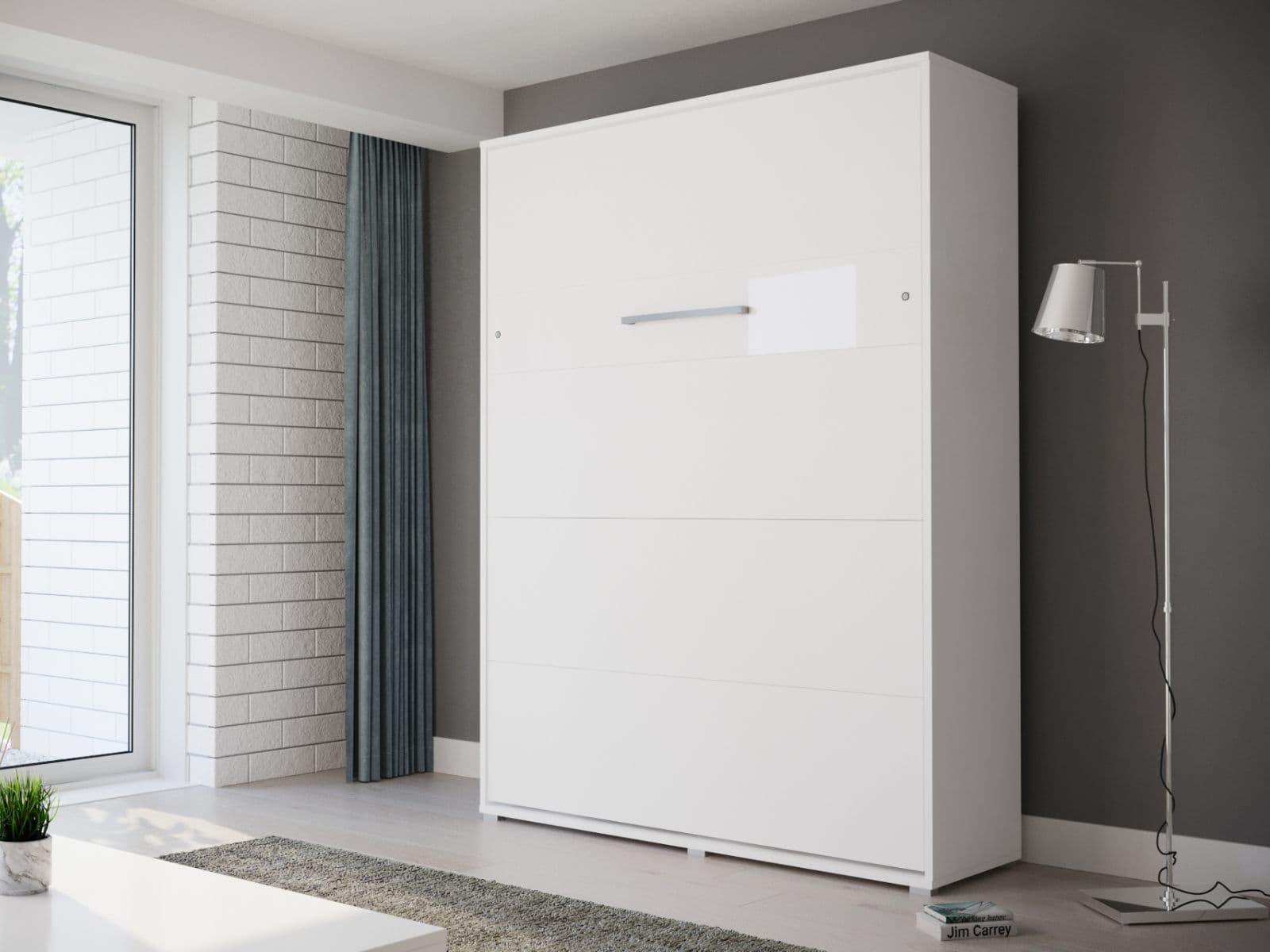 Opklapbed HOUDI 160x200 cm wit