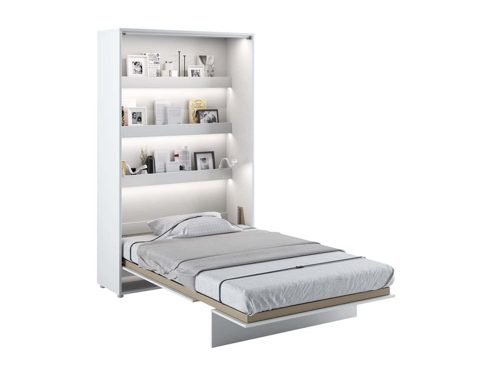 Opklapbed CONCEPTION PRO 120x200 cm mat wit (verticaal)