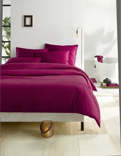 De Witte Lietaer De Witte Lietear dekbedovertrek Olivia Beet Red 240x200/220