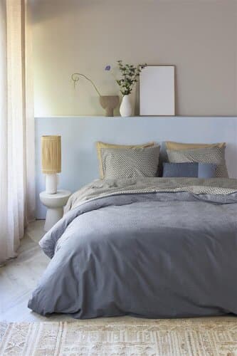 Beddinghouse Beddinghouse Dekbedovertrek Jimmy Blauw 200x200/220 cm