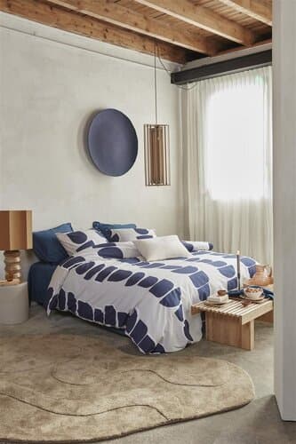 VT wonen VTwonen dekbedovertrek Moons - Indigo 200x200/220 cm
