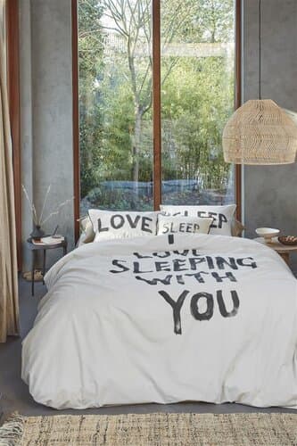 VT wonen VTwonen dekbedovertrek Love Sleep - Naturel 200x200/220 cm
