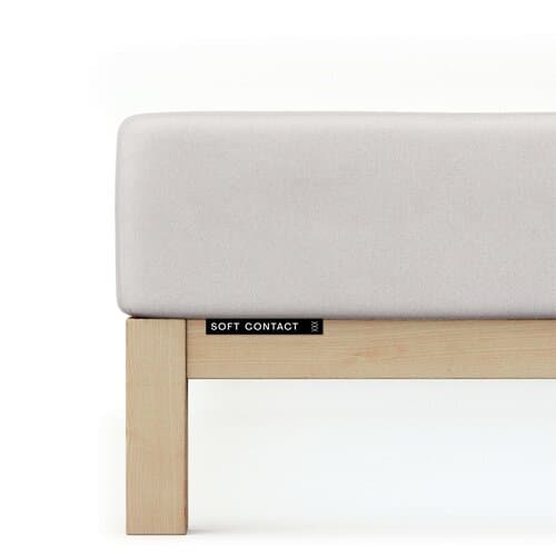 Schlafgut Schlafgut Soft Contact Jersey Flanel Hoeslaken L - 140x200 - 160x200 511 Grey Light