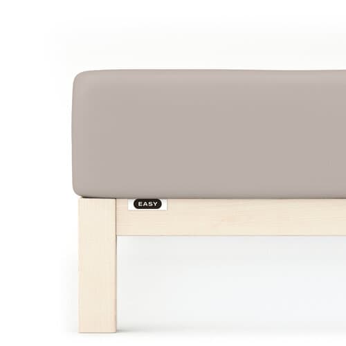 Schlafgut Schlafgut EASY Jersey Elasthan Hoeslaken M - 120x200 - 130x220 496 Sand Mid