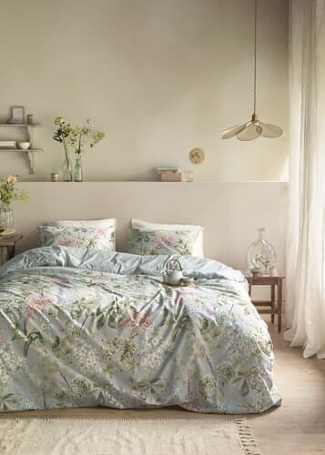 Ariadne at Home Ariadne at Home Dekbedovertrek Corsage Groen 240x200/220 cm