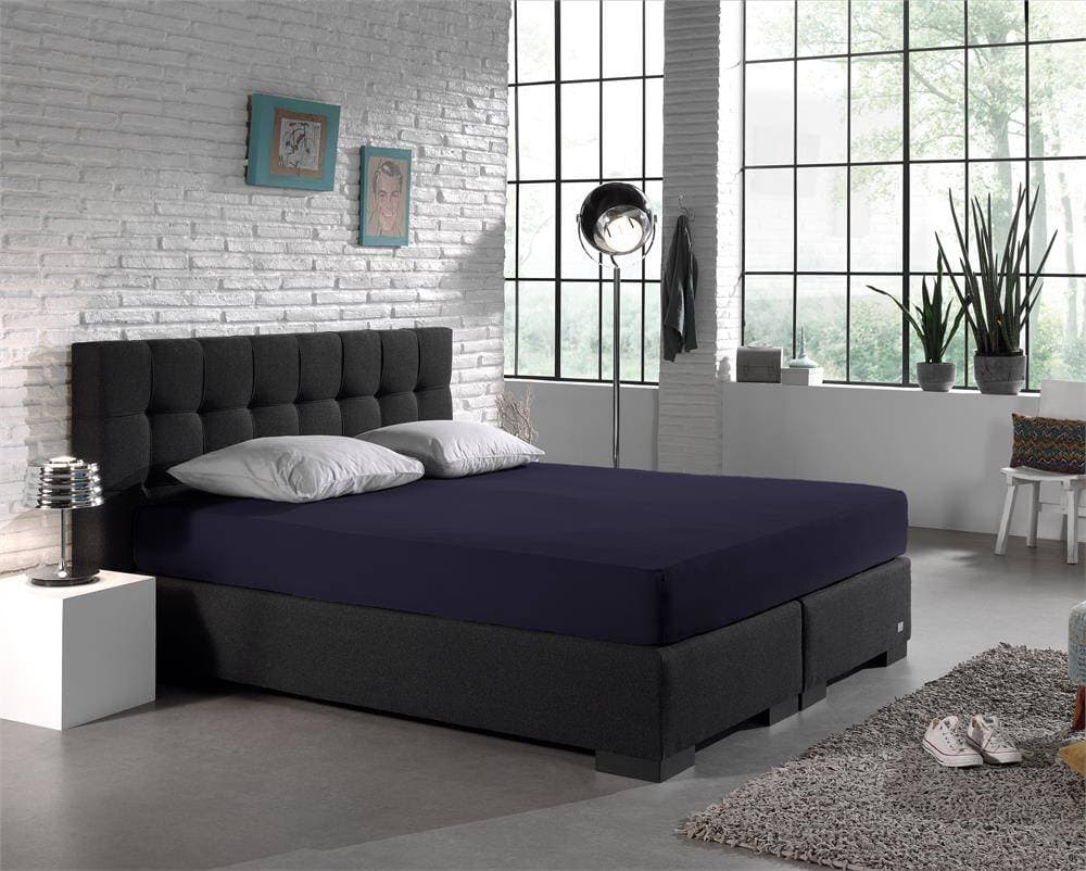 Dreamhouse Dubbel Jersey Matras Hoeslaken Navy 220 gr