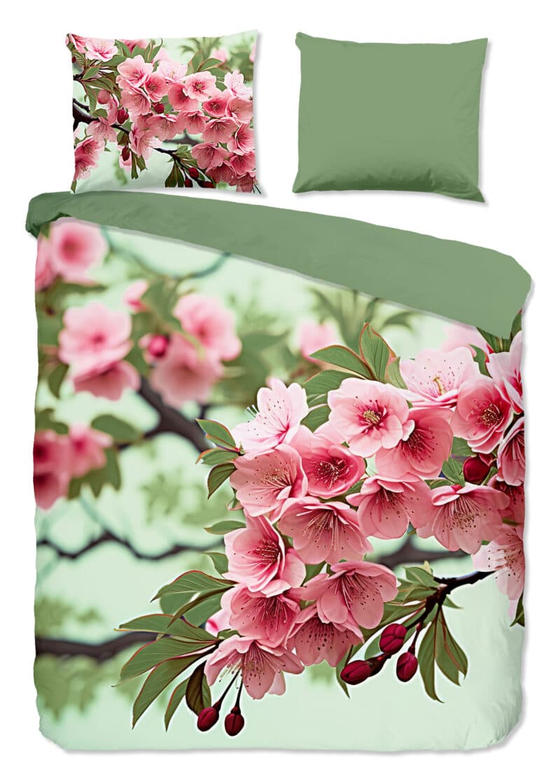 Good Morning Dekbedovertrek "bloemen" - Multi - (240x200/220 cm) - Katoen