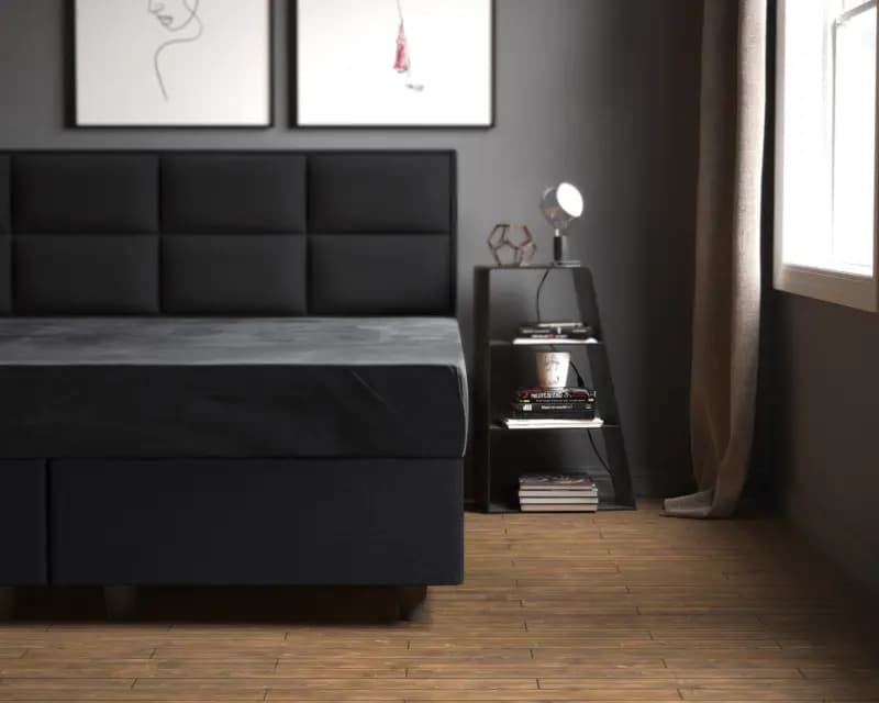 Sleeptime Velvet Hoeslaken Antraciet 160 x 200 cm