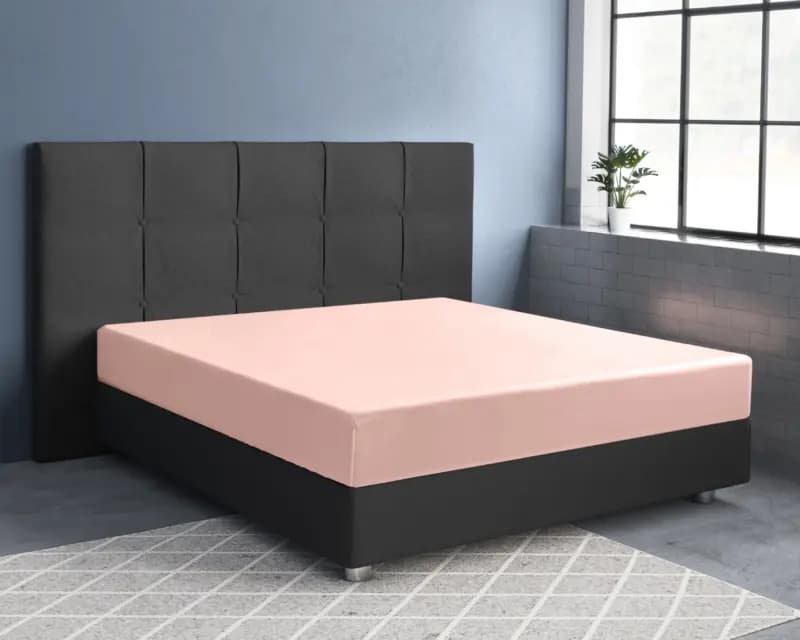 Primaviera Deluxe Satijnen Hoeslaken Roze 140 x 200 cm