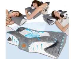 MKSS® Anti Snurk Kussen - Apneu Producten - Hoofdkussen Nekpijn