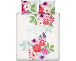 Ten Cate Dekbedovertrek - Dekbedovertrek 200 x 200 tweepersoons - Dekbedovertrekken - Dekbedovertrek 200x220 - Satijn - Sheila Multi
