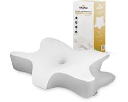 Cocokia® Vlinderkussen Nekklachten - Anti Snurk Kussen - Ergonomisch Hoofdkussen - Zijslaapkussen - Orthopedisch Traagschuim - Voor Rug-, Buik- en Zijslapers