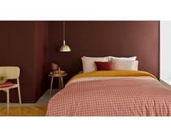 Beddinghouse Mirte Dekbedovertrek - tweepersoons - 200x200/220 cm - Roze