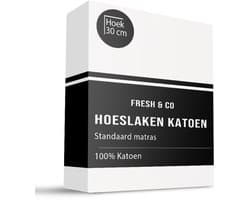 Verkoelend Hoeslaken - Katoen - 180x200 cm - Katoen - Fresh & Co