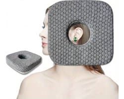 Stemap® Oorkussen | Donut Kussen | Uitwasbaar Ringkussen | Oordoppen vriendelijk kussen | Piercing Kussen | Orthopedisch Hoofdkussen | Oordoppen Slapen