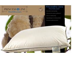 Princess Line Kapok Hoofdkussen - 60x70 cm - 100% Natuurlijk - Perkal Katoen - Javaanse Kapokvulling