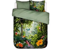 Essenza Gabriel Dekbedovertrek Groen - Tweepersoons – 200x200/220 cm