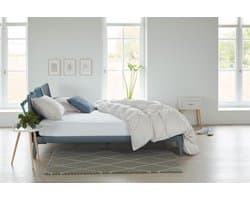 Beddinghouse - Jersey - Split-topper - Hoeslaken - 180x220 cm - Wit