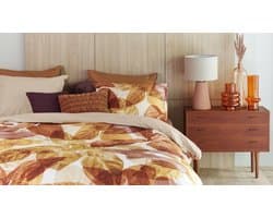 Beddinghouse Amber dekbedovertrek - Tweepersoons - 200x200/220 - Steenrood