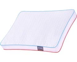AirSleeperz® traagschuim kussen - 30 dagen proefslapen - Koele en warme zijde - 60x40 cm - Memory foam kussen - Voorkomt rug-, nek- en schouderklachten - Wasbare hoes - 4 seizoenen kussen