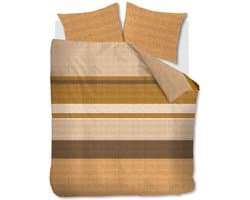 Beddinghouse Darren dekbedovertrek - Tweepersoons - 200x200/220 - Oker