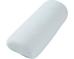 New Bed Viscoelastic Bolster Pillow with Machine Washable and Removable Cover 41L x 17B x 9H cm