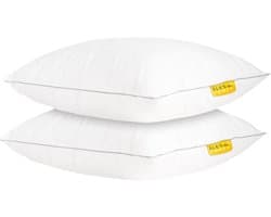 Sleep Comfy Hotelkwalitetit Hoofdkussen | 60x70 cm - Set van 2 - Ultiem Comfort - Verlicht Nek- en Rugklachten - Orthopedisch & Ergonomisch - Geschikt voor Alle Slaaphoudingen
