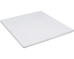 Cinderella Sundays Hoeslaken - Topper - 100% Katoen-Satijn - 180x200 cm - tot 15 cm - Lichtgrijs