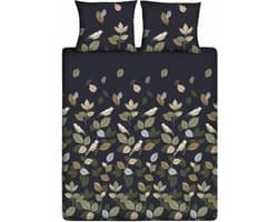 Ten Cate Dekbedovertrek - Dekbedovertrek 200 x 200 tweepersoons - Dekbedovertrekken - Dekbedovertrek 200x220 - Satijn - Zenna Blauw