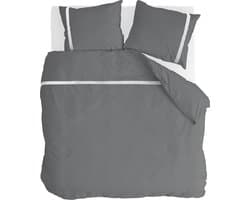 Walra Dekbedovertrek Timeless Chic - 240x220 - 100% Katoen (BCI) - Antraciet