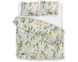 Zo Home Dekbedovertrek Microvezel Limone - green 200x200/220cm