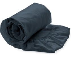 Heckettlane Hoeslaken Elementi - Onderlaken voor tweepersoonsbed - 180x200 - 100% Katoen-Satijn - Blauw