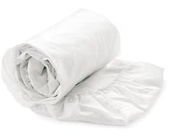 Yellow Topper Hoeslaken Katoen Perkal Suite Mumbai - 180x200 cm - Blanc de Blanc - 100% Katoen-Perkal - Lits Jumeaux