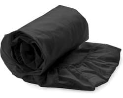 Heckettlane Hoeslaken Elementi - Onderlaken voor tweepersoonsbed - 160x200 - 100% Katoen-Satijn - Zwart