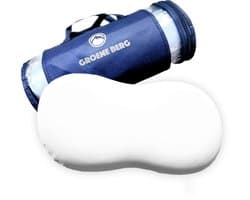 Groene Berg® Droomkussen Pro - Ergonomisch Hoofdkussen Nekklachten - Memory Foam - 2 Hoogtes - Voor Rug- en Zijslapers - Orthopedisch Neksteun Kussen