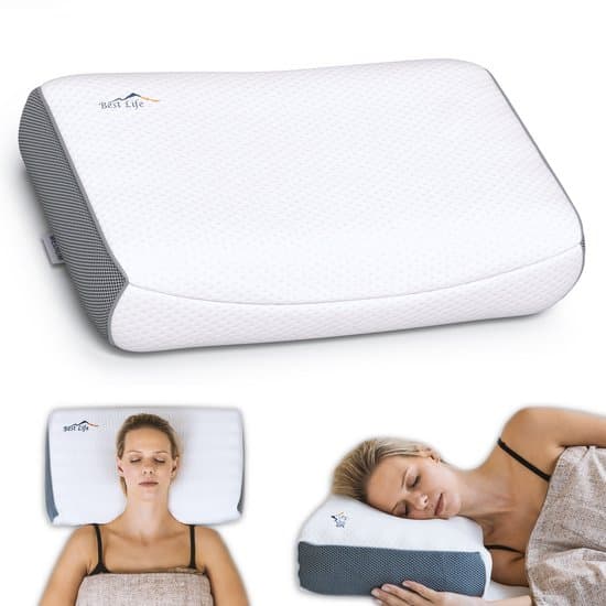 Best Life Hoofdkussen Nekklachten - Ergonomisch Traagschuim Kussen - Slaapkussen - Pillow