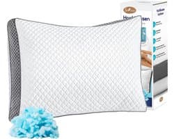 Softsie Traagschuim Hoofdkussen 70x50 - Ergonomisch Kussen - Verstelbaar Slaapkussen - Pillow - Hoofdkussens Nekklachten