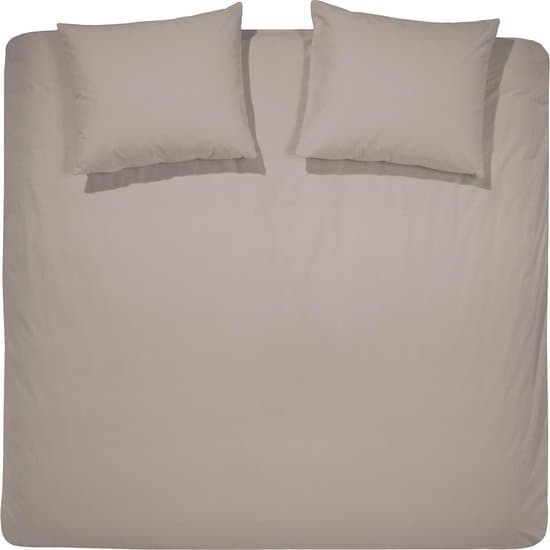 Cinderella Morning Dekbedovertrek - Tweepersoons - Flanel - Lits-jumeaux - 240x200/220 cm - Taupe
