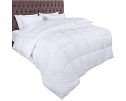 Dekbed 240x220 - 2 Persoons 4 Seizoenen - Wasbaar - Extra Zacht - Wit