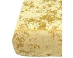 Velvet Couture - Crushed Velvet Hoeslaken - 160x200 - 30CM Hoekhoogte - Goud
