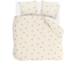 Walra Dekbedovertrek Sunset Blossom - 200x220 - 70% gerecycled Katoen (GRS) / 30% Katoen (BCI) - Off White