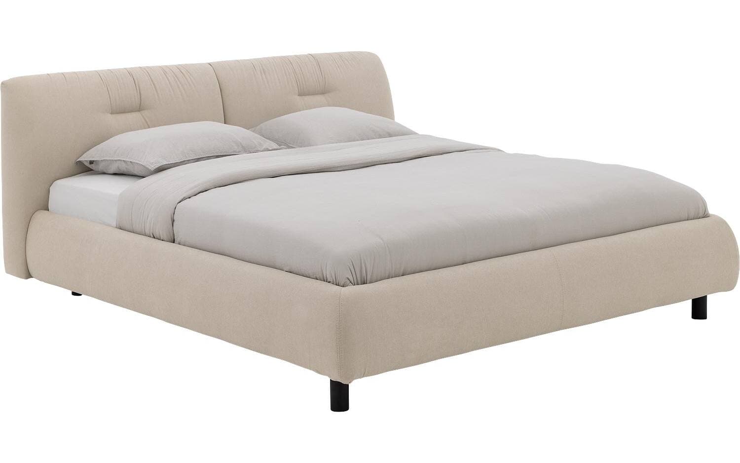 Goossens Gestoffeerd Bedframe Taranto, 180 x 200 cm