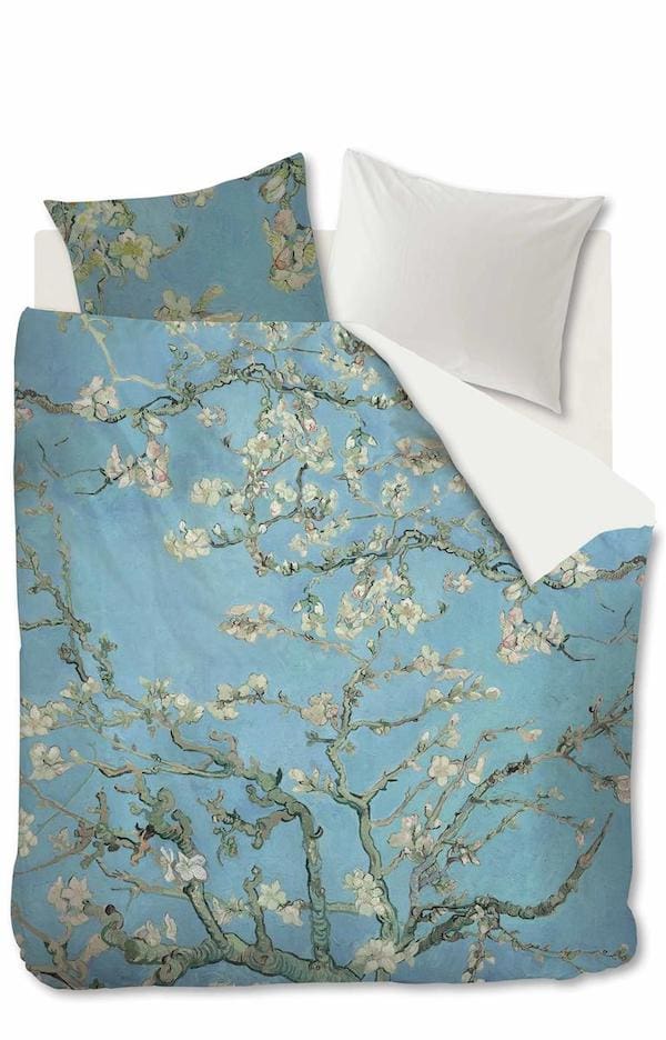 Beddinghouse x Van Gogh Museum Almond Blossom Dekbedovertrek Blauw