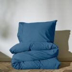 Auping Navy blue Dekbedovertrek