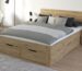 Bed FLASH 180x200 cm artisan eik met lades