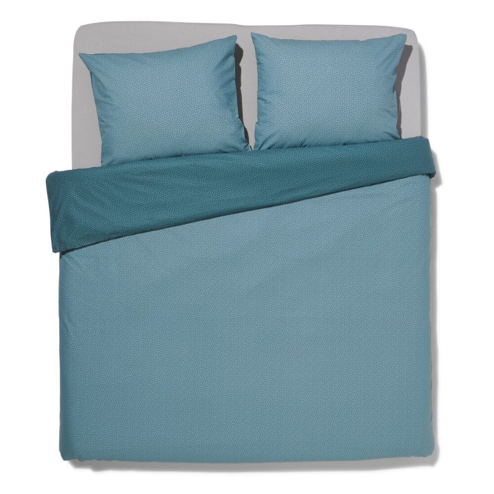 HEMA Dekbedovertrek Zacht Katoen 240x200/220 Stipjes (blauw)