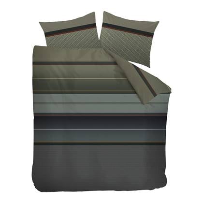 Kardol Runway Dekbedovertrek 200 x 200/220 cm - Groen