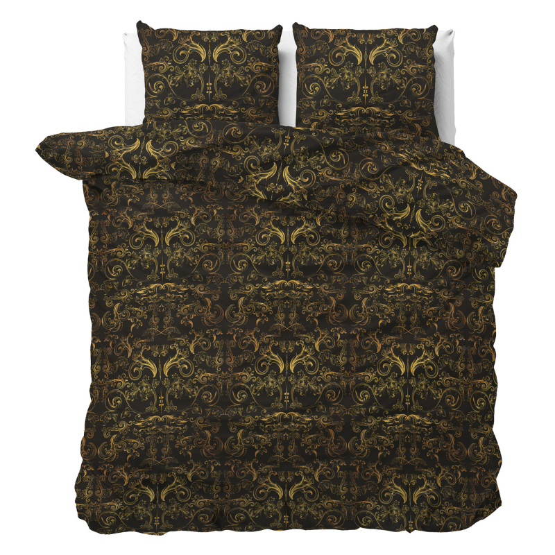 Dekbedovertrek Future - Lits-Jumeaux (240x220 cm) - Groen Polyester-katoen - Dessin: - Sleeptime Classy - Dekbed-Discounter.nl