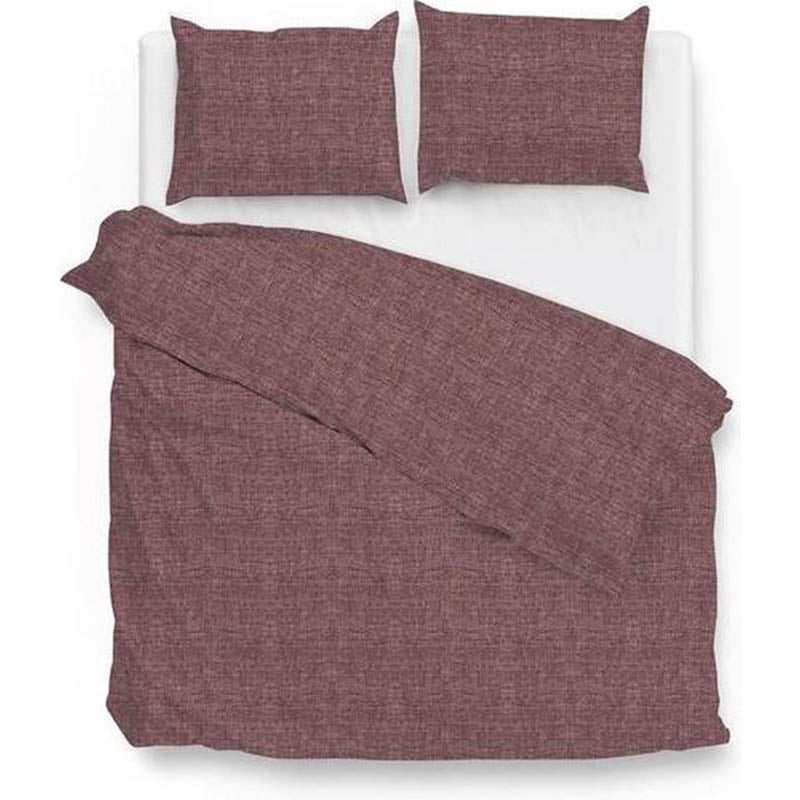 Dekbedovertrek Katoen - Lits-Jumeaux XL (260x200 cm) - Rood Katoen - Dessin: Patroon - Zo!Home - Dekbed-Discounter.nl